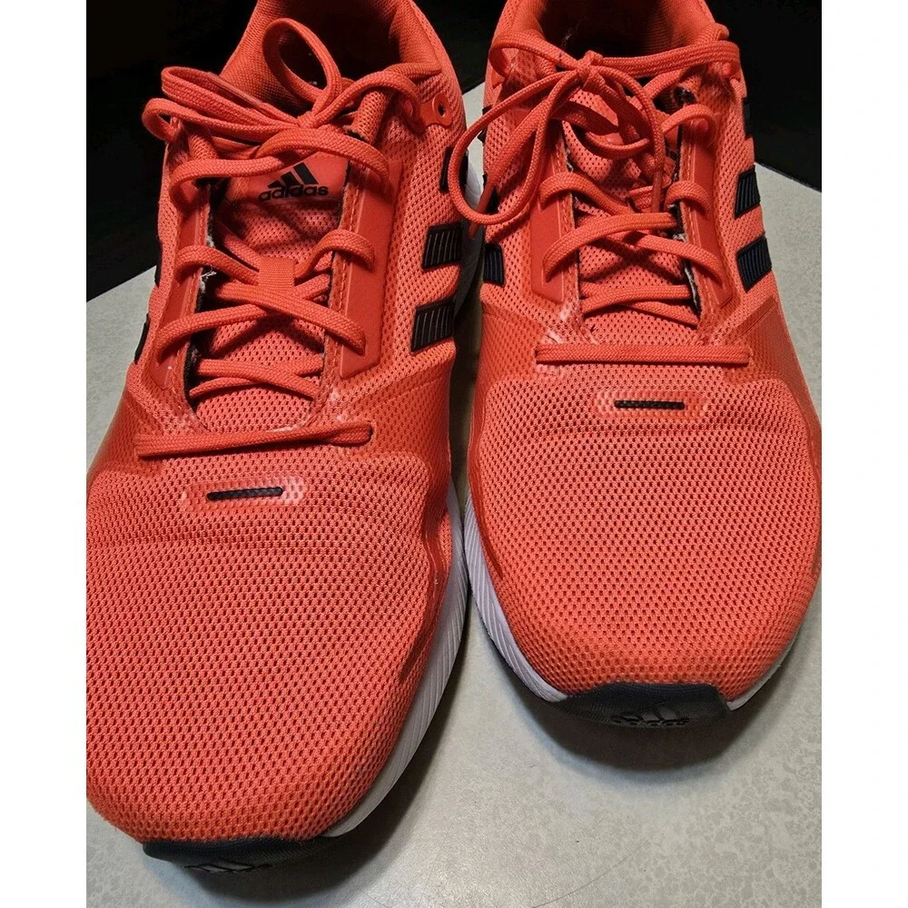 Adidas Run Falcon 2.0 Running Lace up Men's Shoes Size 11.5, 2021 Solar Red, NEW - Picture 6 of 16